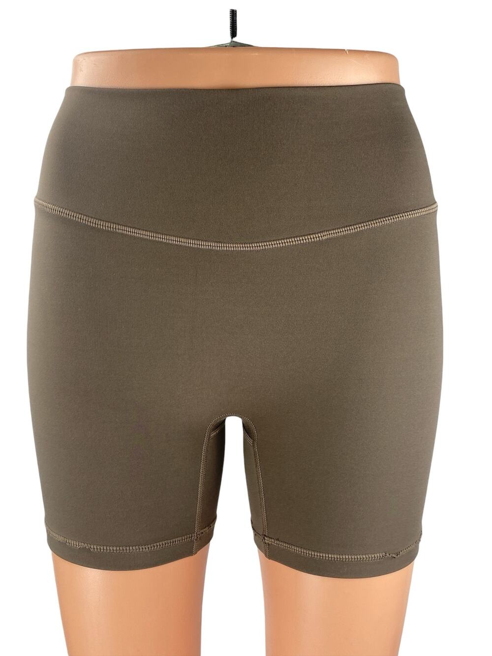 FORM Women's Green Mid Rise Yoga Workout Running Athletic Biker Shorts Size S